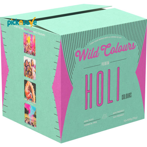 Holi Colour 500g (Pack of 10)