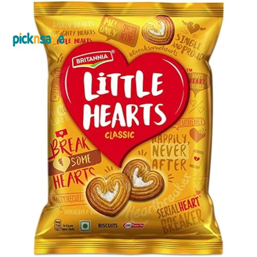Britannia Little Hearts Biscuits 75g 