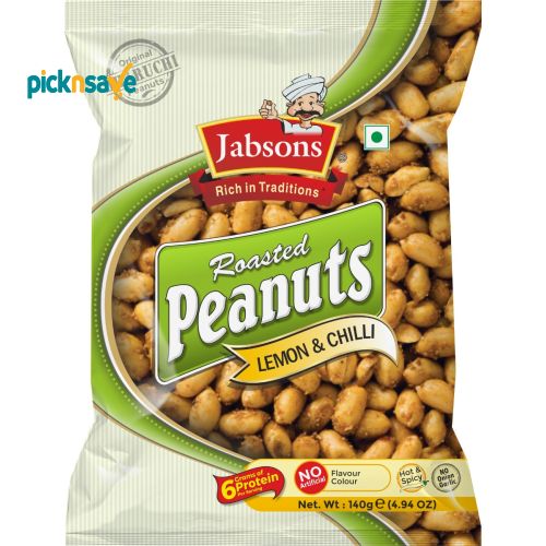 Jabsons Lemon & Chilli Peanuts 140g