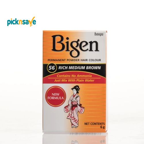 Bigen (56) Rich Medium Brown Hair Colour 6g