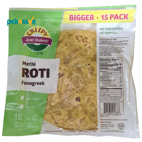 Crispy Methi Roti 15s