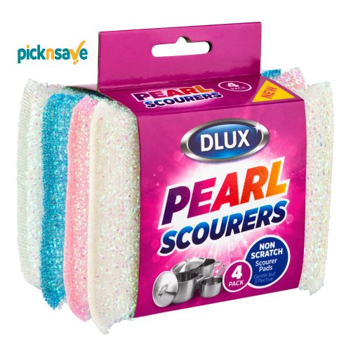 Dlux Pearl Scourers 4pk