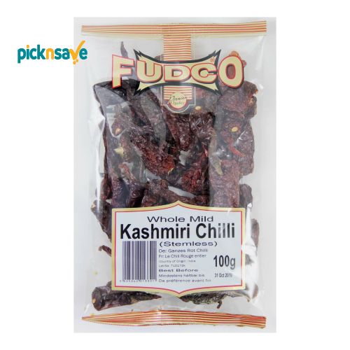 Fudco Kashmiri Chilli Whole Mild 200g