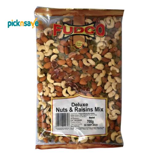 Fudco Deluxe Nuts & Raisins Mix 700g