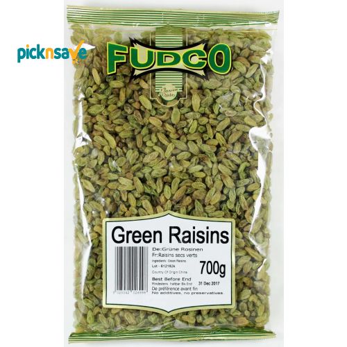 Fudco Green Raisins 700g