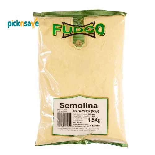 Fudco Semolina Coarse Yellow 1.5kg