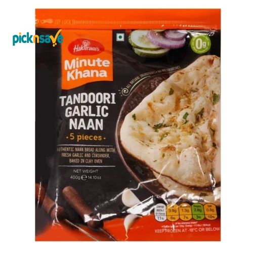 Haldirams Tandoori Garlic Naan 400g