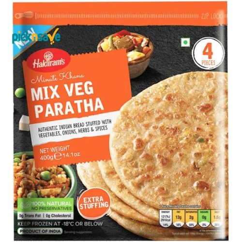 Haldirams Vegan Mix Veg Paratha 400g