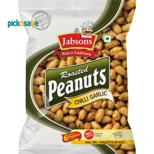 Jabsons Chilli Garlic Peanuts 140g