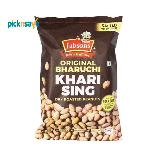Jabsons Bharuchi Salted & Roasted Peanuts 400g