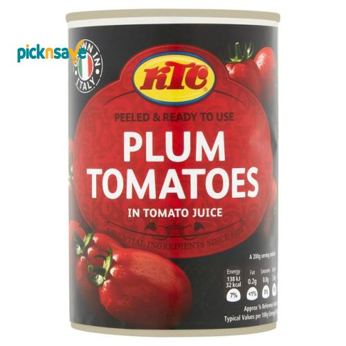 KTC Plum Tomatoes 400g