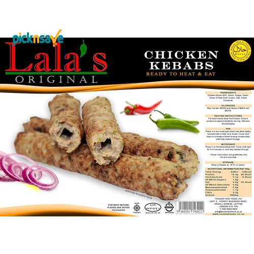 Lala's Chicken Kebas 18s 1080g