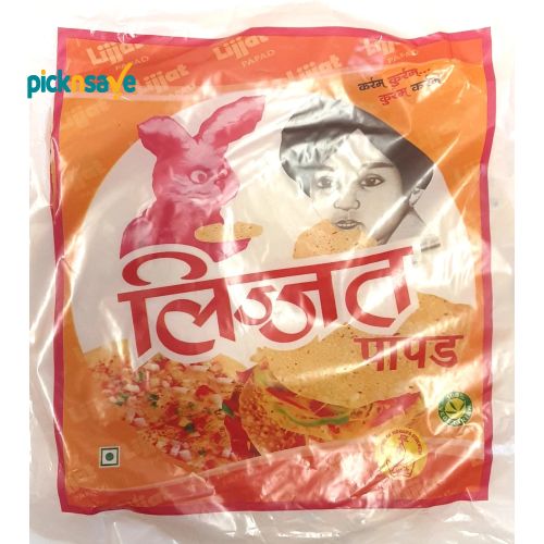 Lijjat Black Pepper Papad 200g