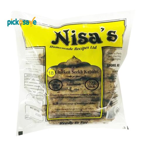 Nisas Seekh Kebab Chicken 18s