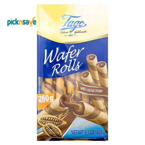 Tago Wafer Rolls Coca Cream 260g