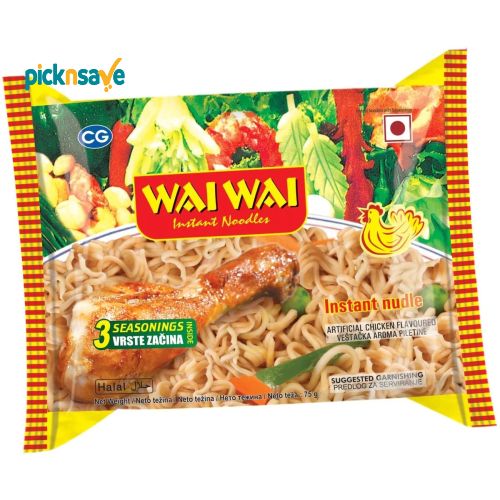Wai Wai Chicken Masala Noodles 75g